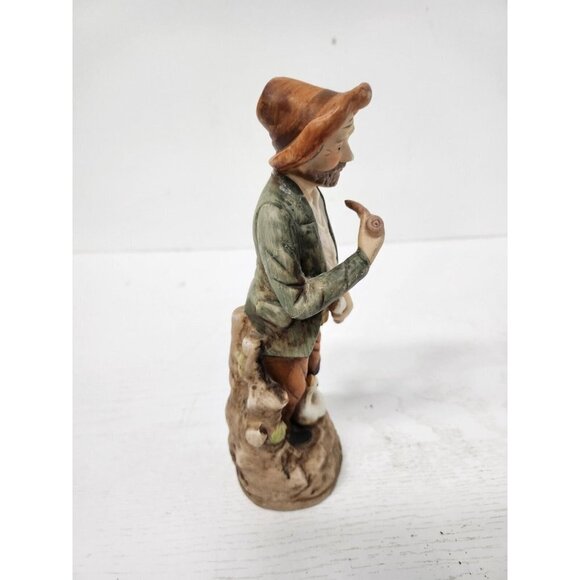 Vintage HOMCO Old Man With Goose Large Porcelain Figurine Farmhouse Decor #1417 - Picture 8 of 10